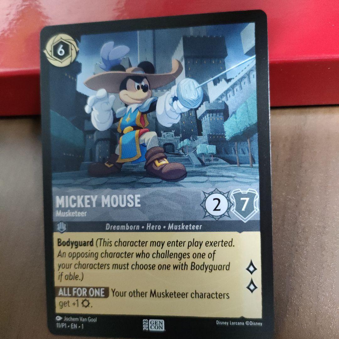 lorcana ミッキーマウス gencon 2023 プロモ