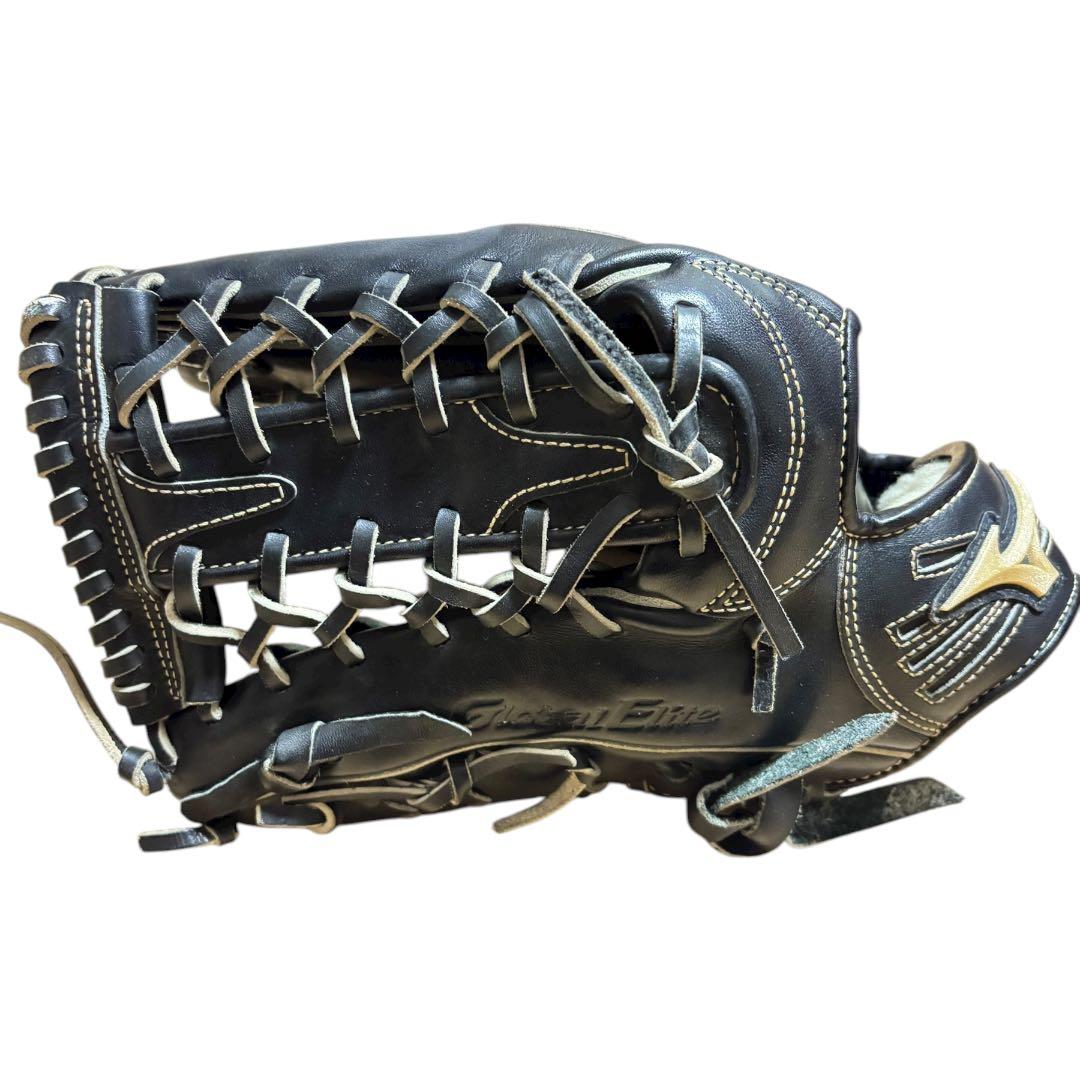 ミズノ グローバルエリート 一般 大人用 軟式 外野手用 左投げ グローブ 美品