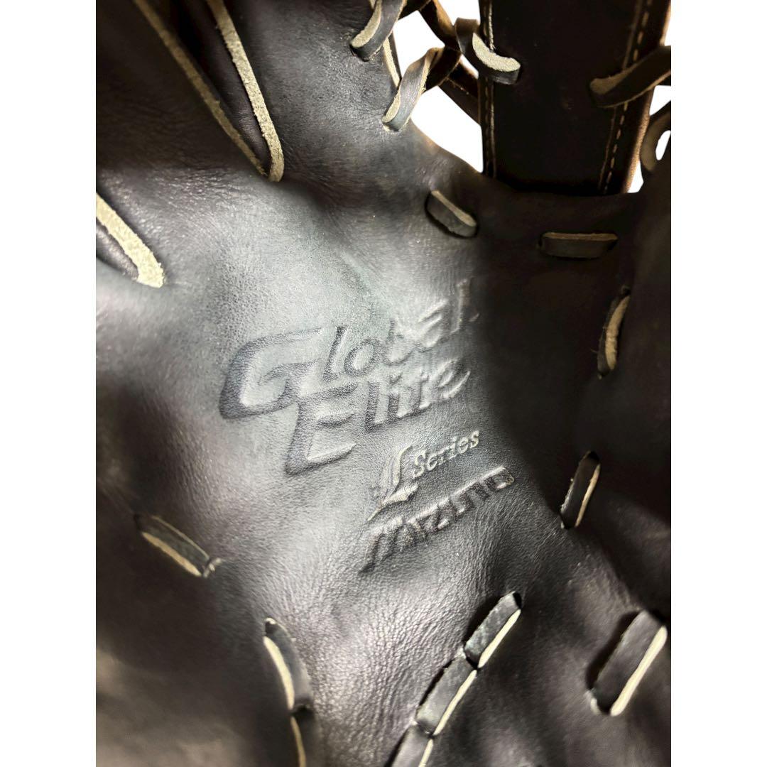 ミズノ グローバルエリート 一般 大人用 軟式 外野手用 左投げ グローブ 美品