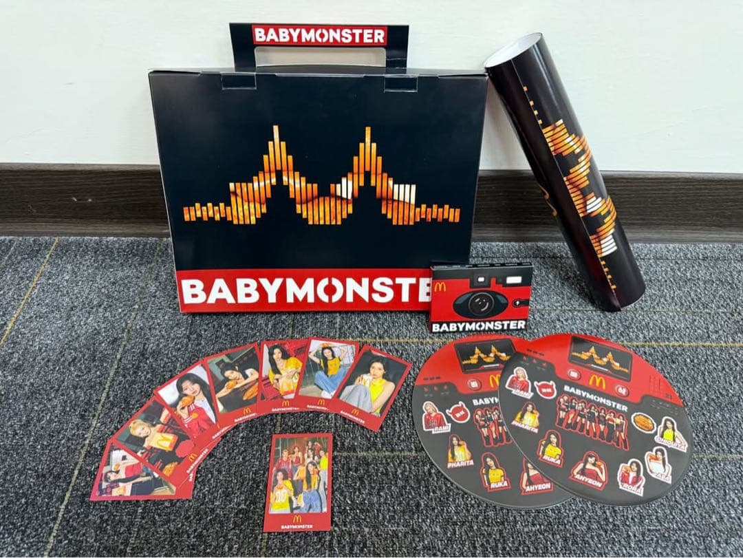 現地購入品 香港限定 BABYMONSTER マクドナルド コラボ グッズセット