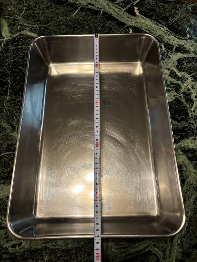 業務用　ステンレス角バット・トレイ　調理器具　6枚セットまとめ売り