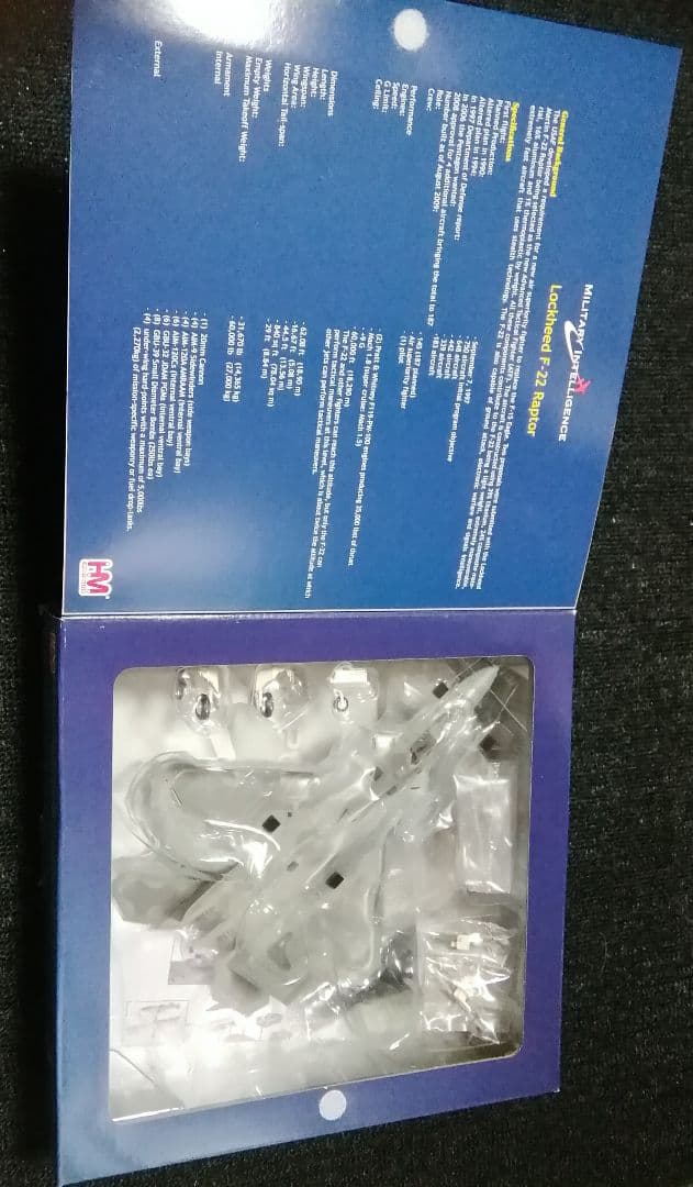 ホビーマスター F-22Aラプター 1/72 ダイキャストモデル 新品未開封