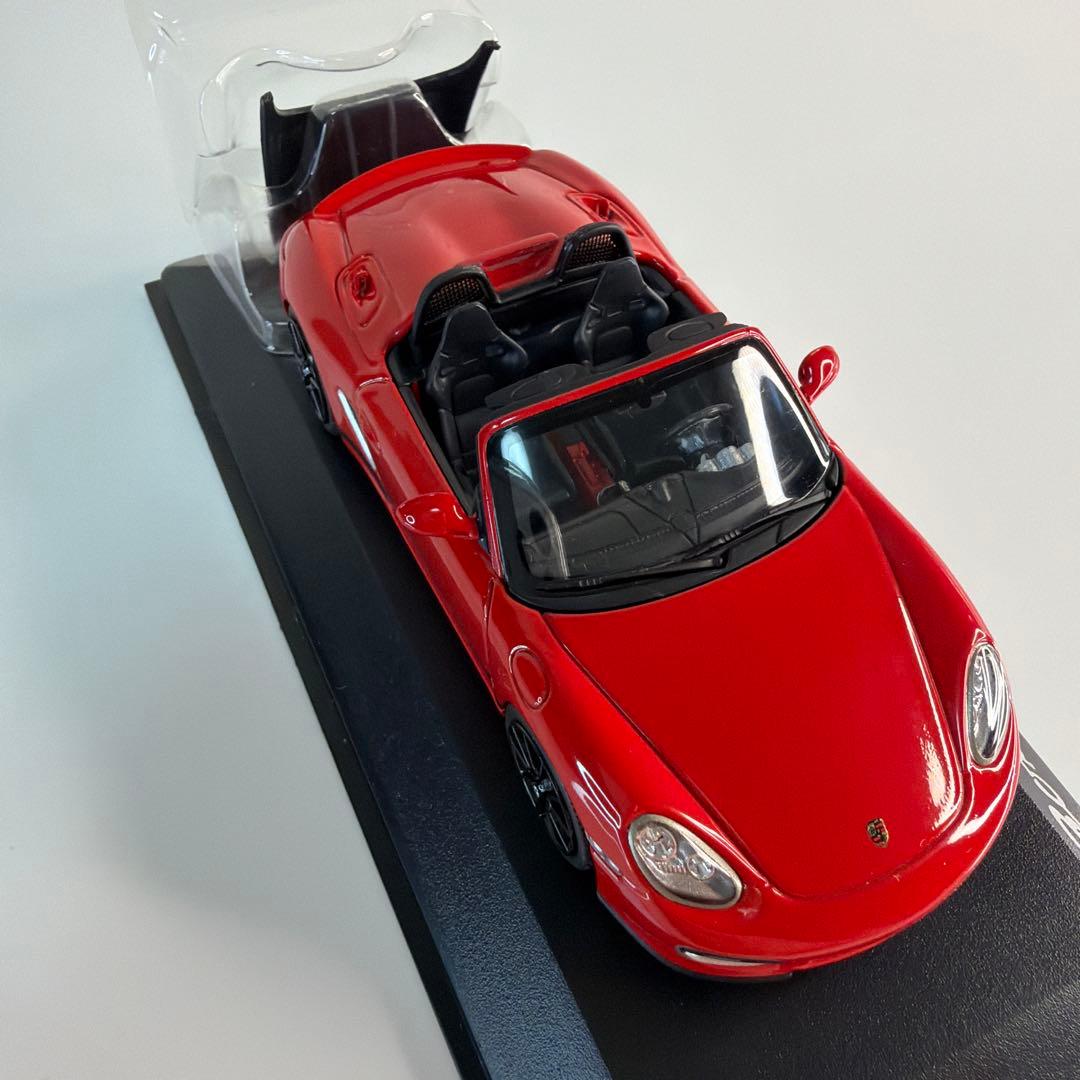 ミニカー Porsche Boxter Spyder 2010 Red /PMA