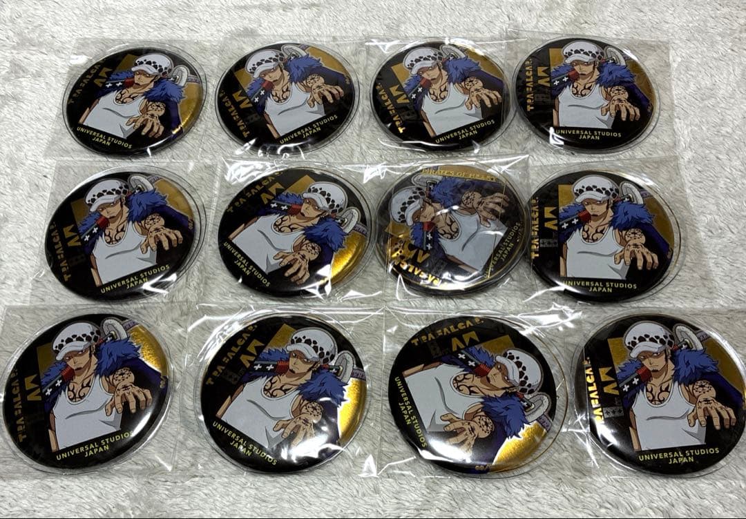 ワンピース ユニバ プレショ USJ ロー 缶バッジ 2024