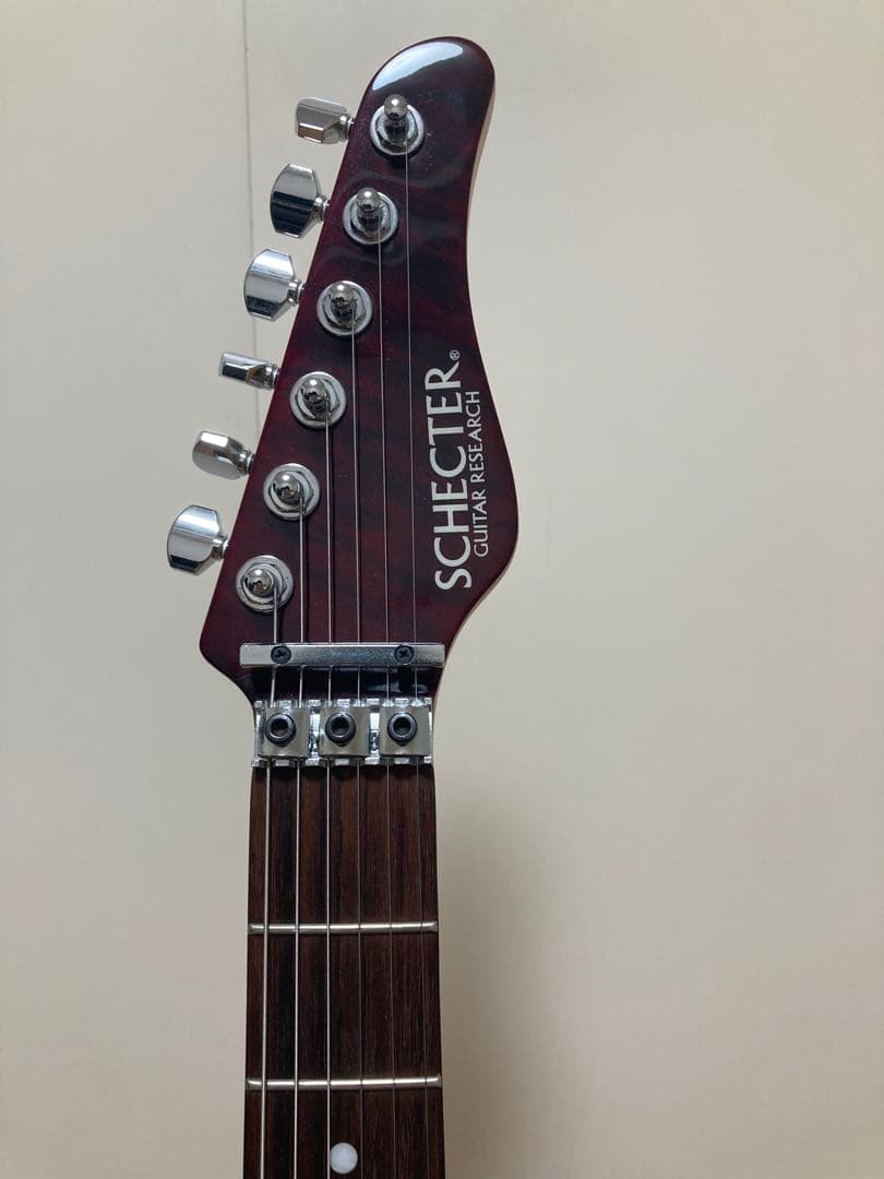 美品 SCHECTER sd-2-24 see-thru red