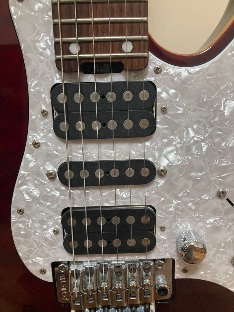 美品 SCHECTER sd-2-24 see-thru red