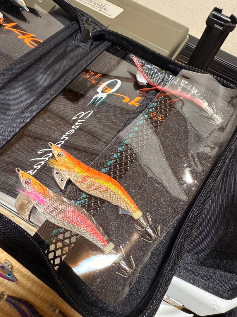 エギ王K ダートマスタ　エギングライトプロ　エメラルダスバッグ　デジタルスケール