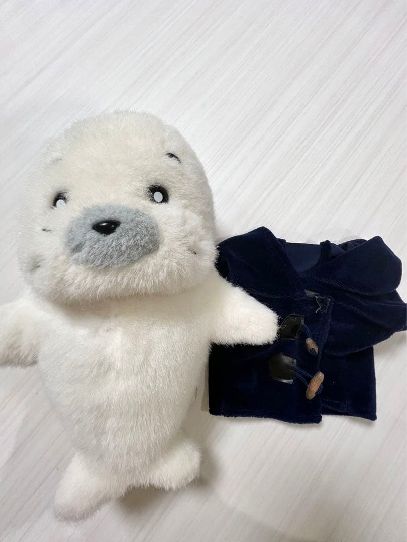 【少年アシベ】アザラシゴマちゃんダッフルコート　レトロぬいぐるみ