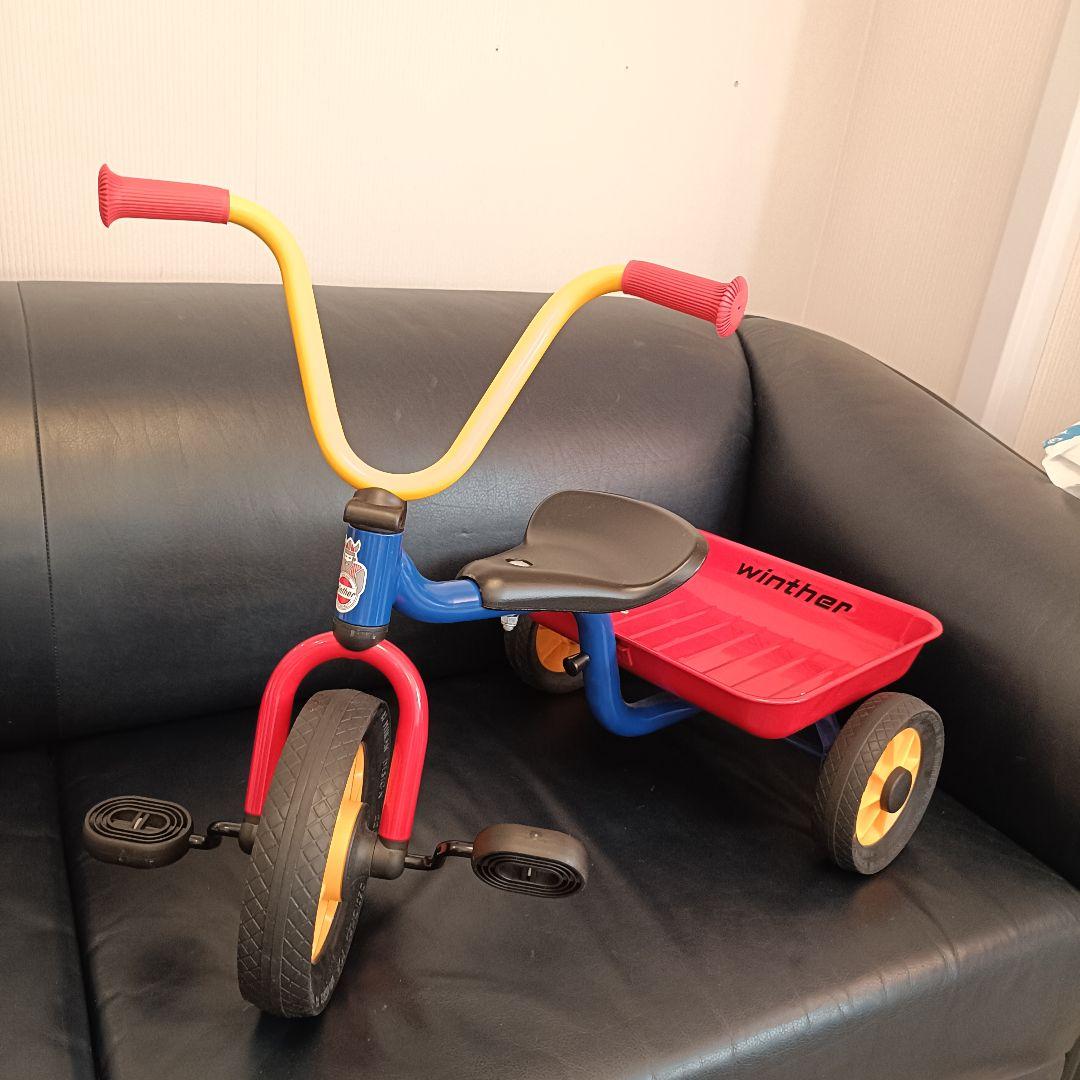 ボーネルンド ウィンザー ペリカンデザイン 三輪車 Vハンドル カラー