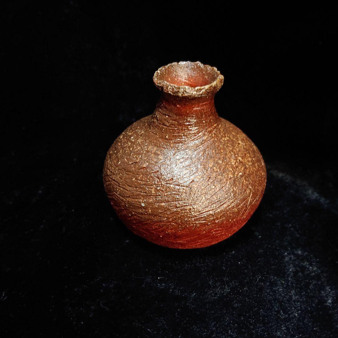 ●【ギザ口】98 .一輪挿し、徳利…備前焼