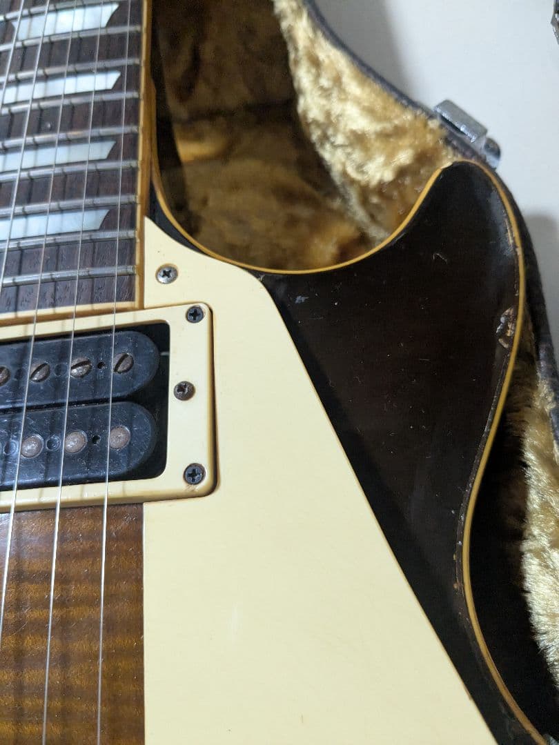 GRECO SUPER　REAL　トップフレイム中古JUNK　puコンデンサ無し