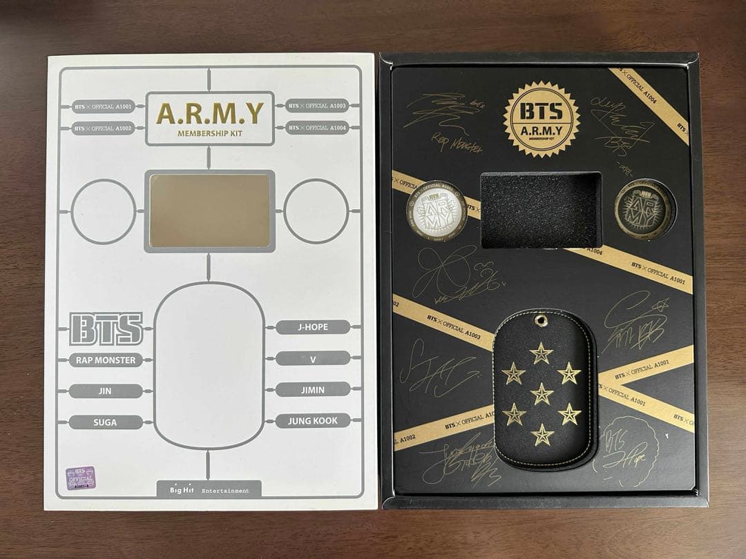 BTS 公式 グローバル　オフィシャル　ファンクラブ　アーミー1期