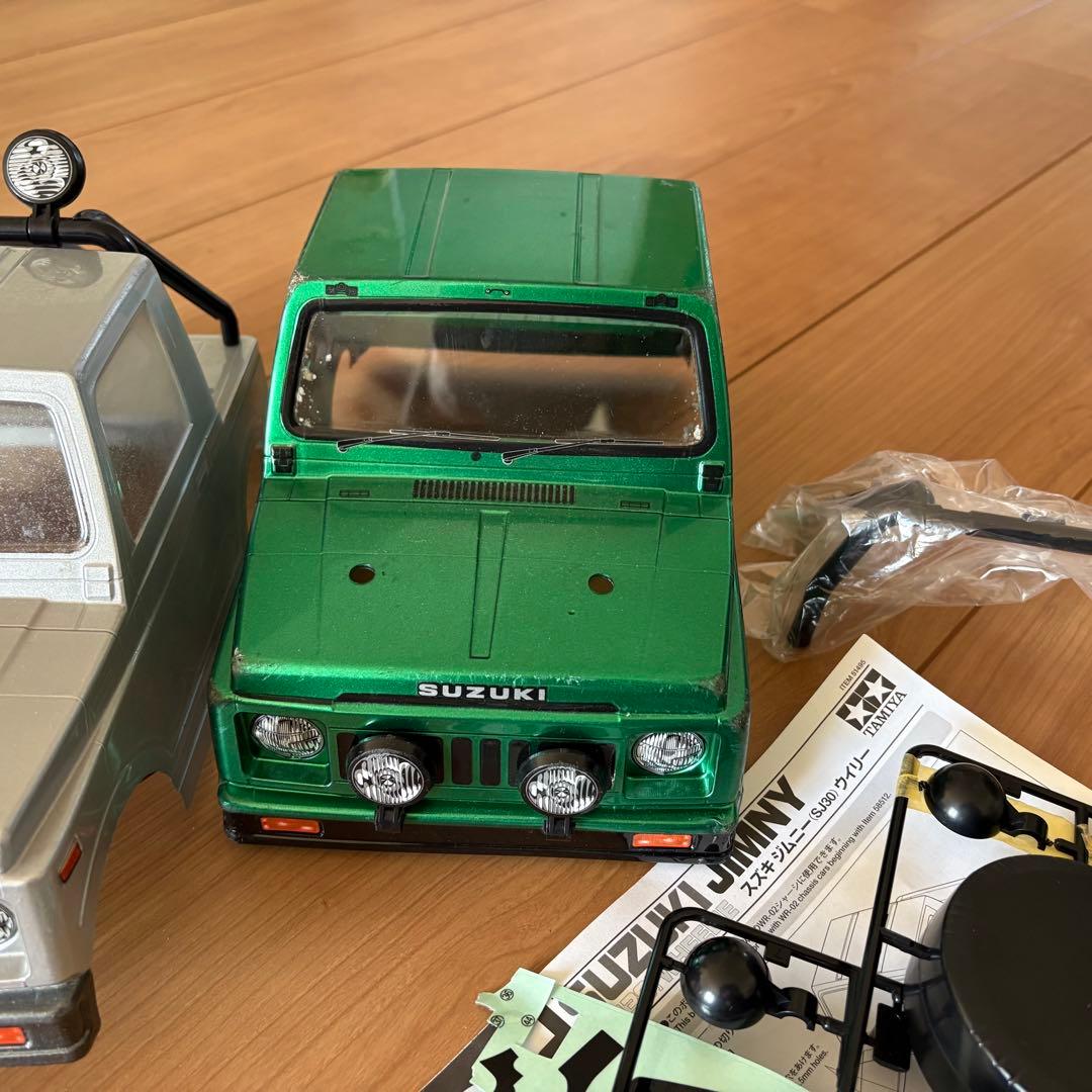 ★タミヤ ジムニー ボディー×2個 余りパーツあり