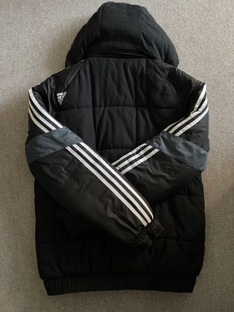 adidas Real Madrid レアル・マドリード　ベンチコート ブラック