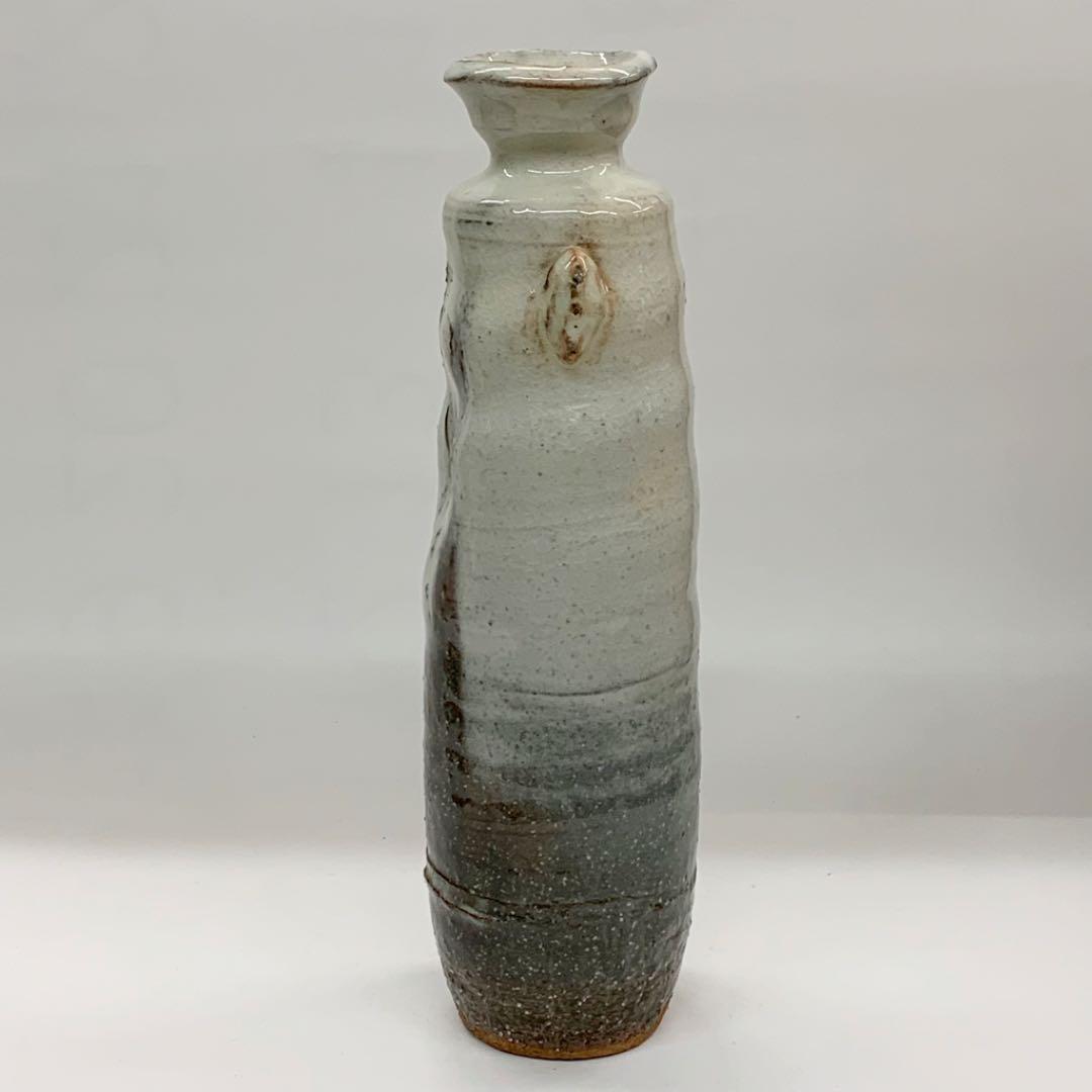 【花入22】萩7   耳付　鳥雲窯　高さ24㎝