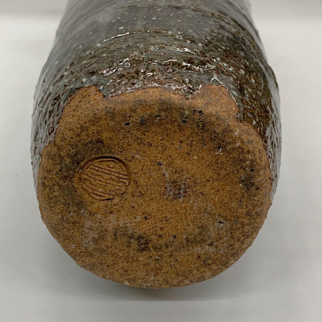 【花入22】萩7   耳付　鳥雲窯　高さ24㎝