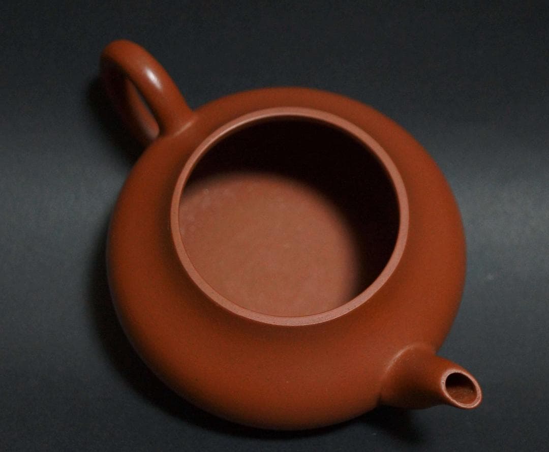 煎茶道具 允公造紫砂壺 底款『茶香秋夢後 允公製』紫砂壺 朱泥 急須茶器 茶道具