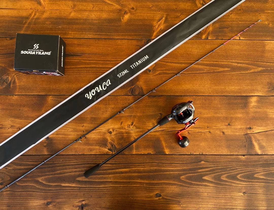 釣り竿セット　1.7M ジギングロッド　ジギングリール　C572ML 船釣り