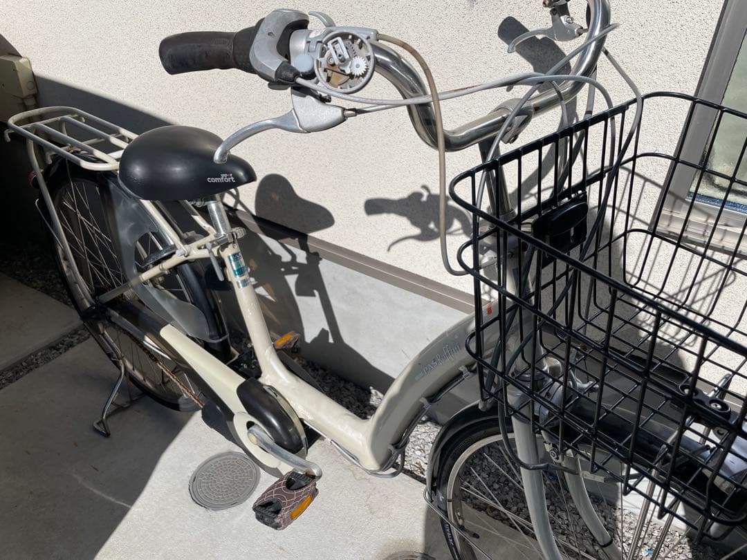 配送不可　手渡し限定　ヤマハ 電動自転車パスラフィーニ26インチ３段変速ジャンク