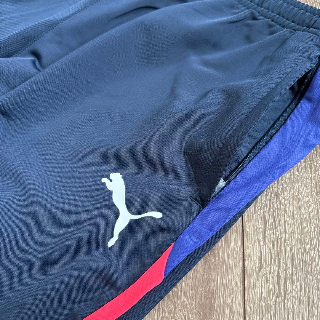 新品 大人気 PUMA プーマ サッカー トレーニングジャージ 上下セット XL