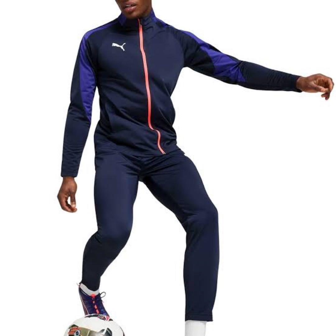 新品 大人気 PUMA プーマ サッカー トレーニングジャージ 上下セット XL
