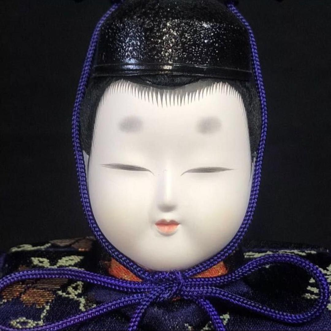 人形専門店蔵出し！ 木目込み人形作家 木村一秀作「大和雛」雛人形 親王飾り