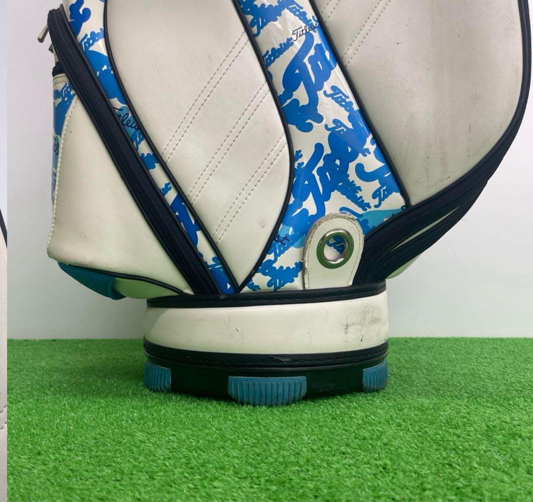 タイトリスト　titleist キャディーバック　９インチ　白