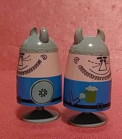 【非売品！昭和レトロ】サントリー 爪楊枝入れ アンクルトリスバイキング2個セット