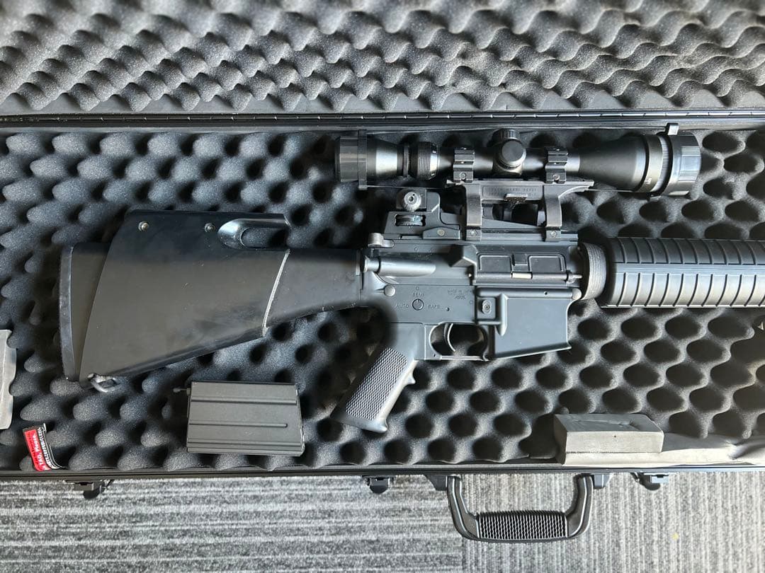 ゴルゴ13 M16A2カスタム 限定エアソフトガン ケース付き