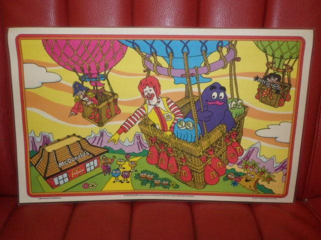 80’S★McDonald's★壁掛け★ポスター★41★ビンテージ★マクドナルド