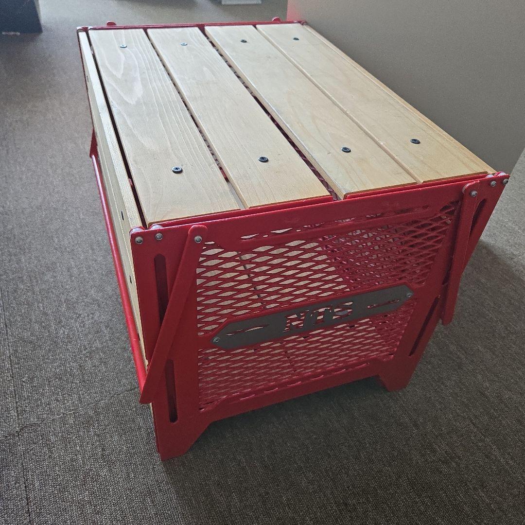 ネイチャートーンズ サイドアップボックス&テーブル レッド Lサイズ