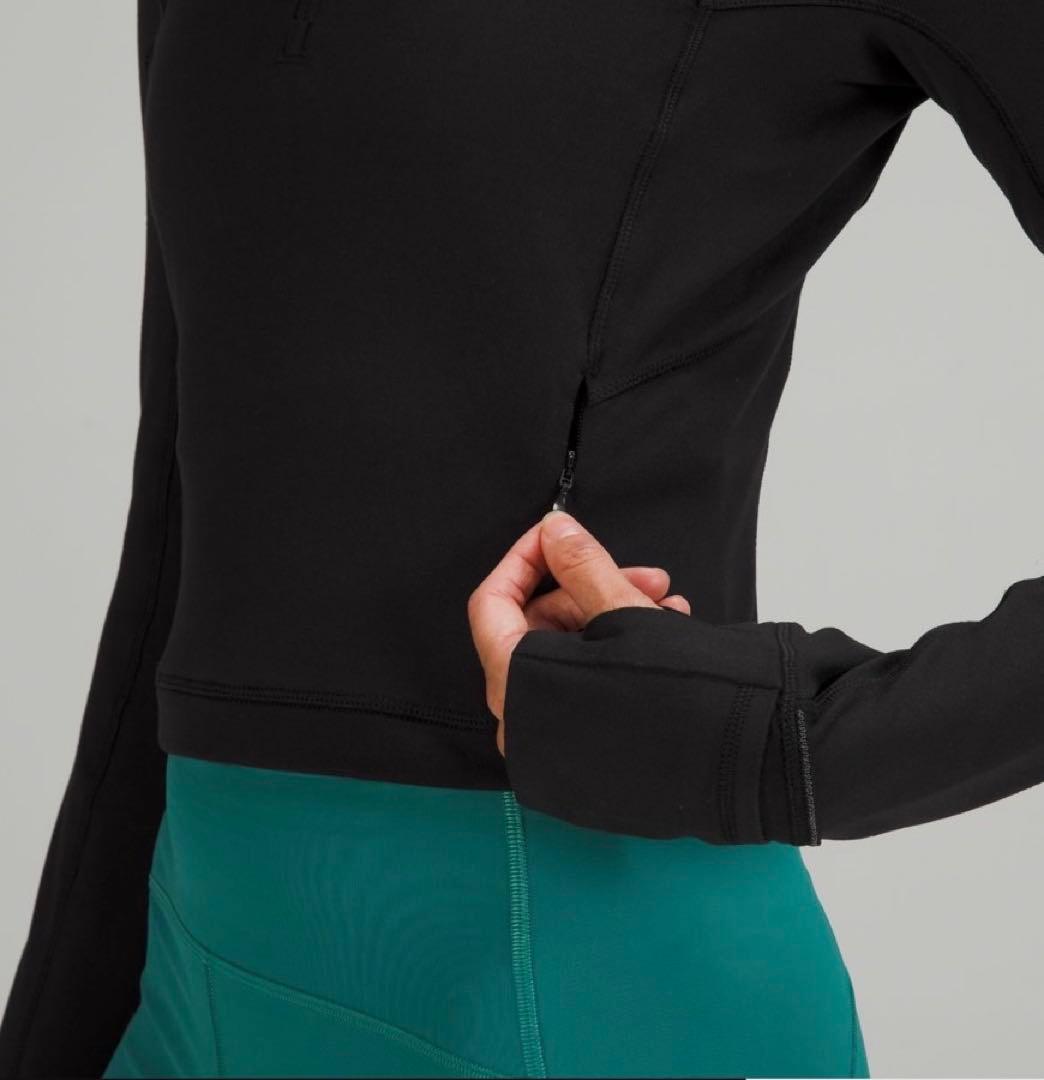 新品 ルルレモン It's Rulu Run Cropped Half Zip