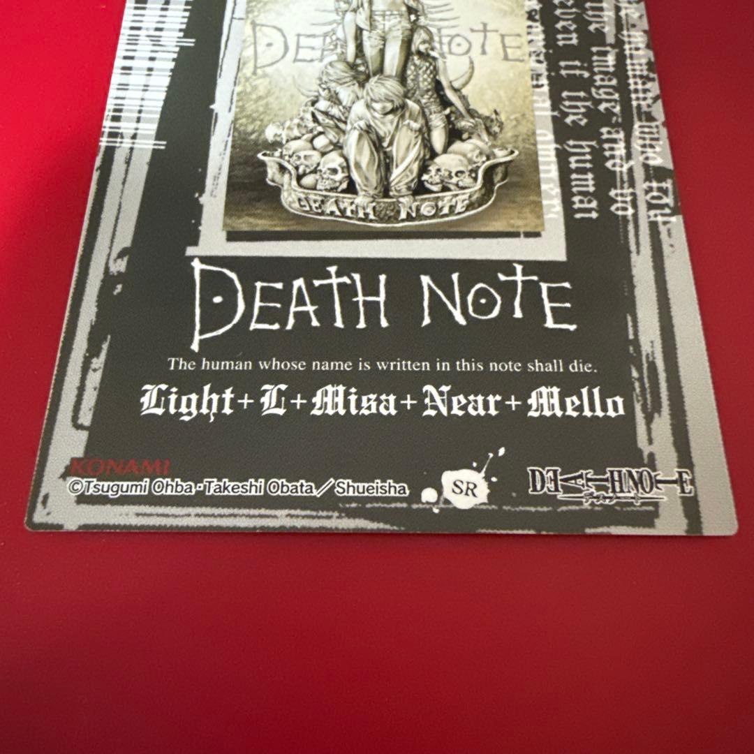 DEATHNOTE トレカ SR 夜神月 L ミサ ニア メロ