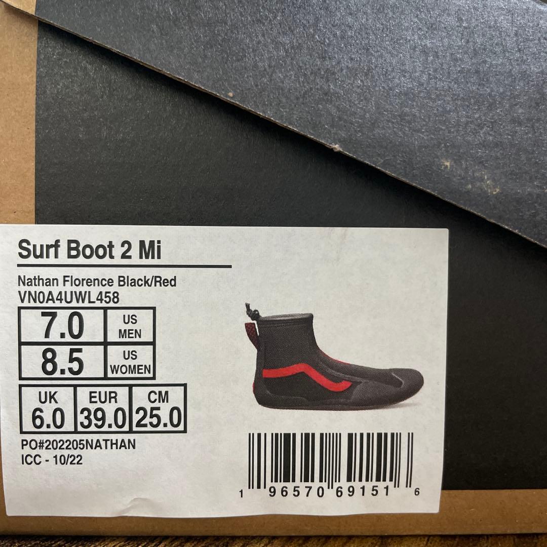バンズ　サーフブーツ 2 ミッド　25cm　ネイサンフローレンス　ブラック