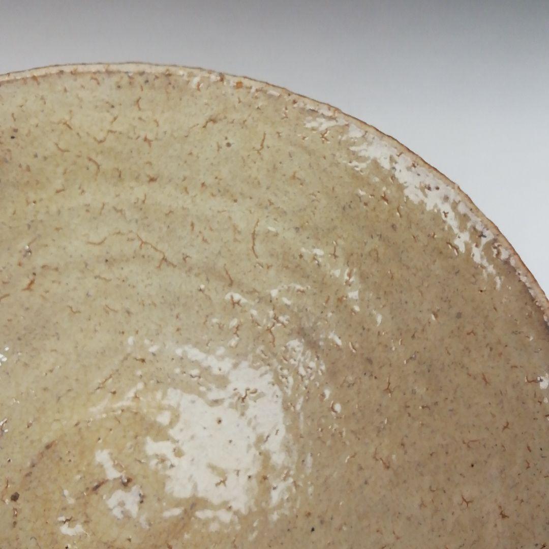 Ｔ３８　茶碗　『萩焼』『平茶碗』『大野瑞峰造』　共箱　抹茶碗　茶道具