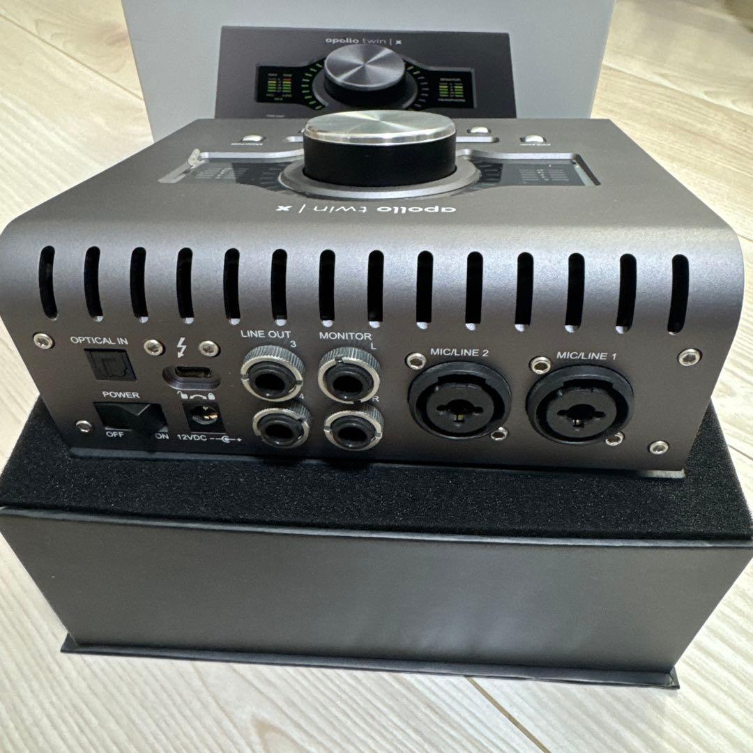 Apollo Twin X Quad Thunderbolt プラグイン多数