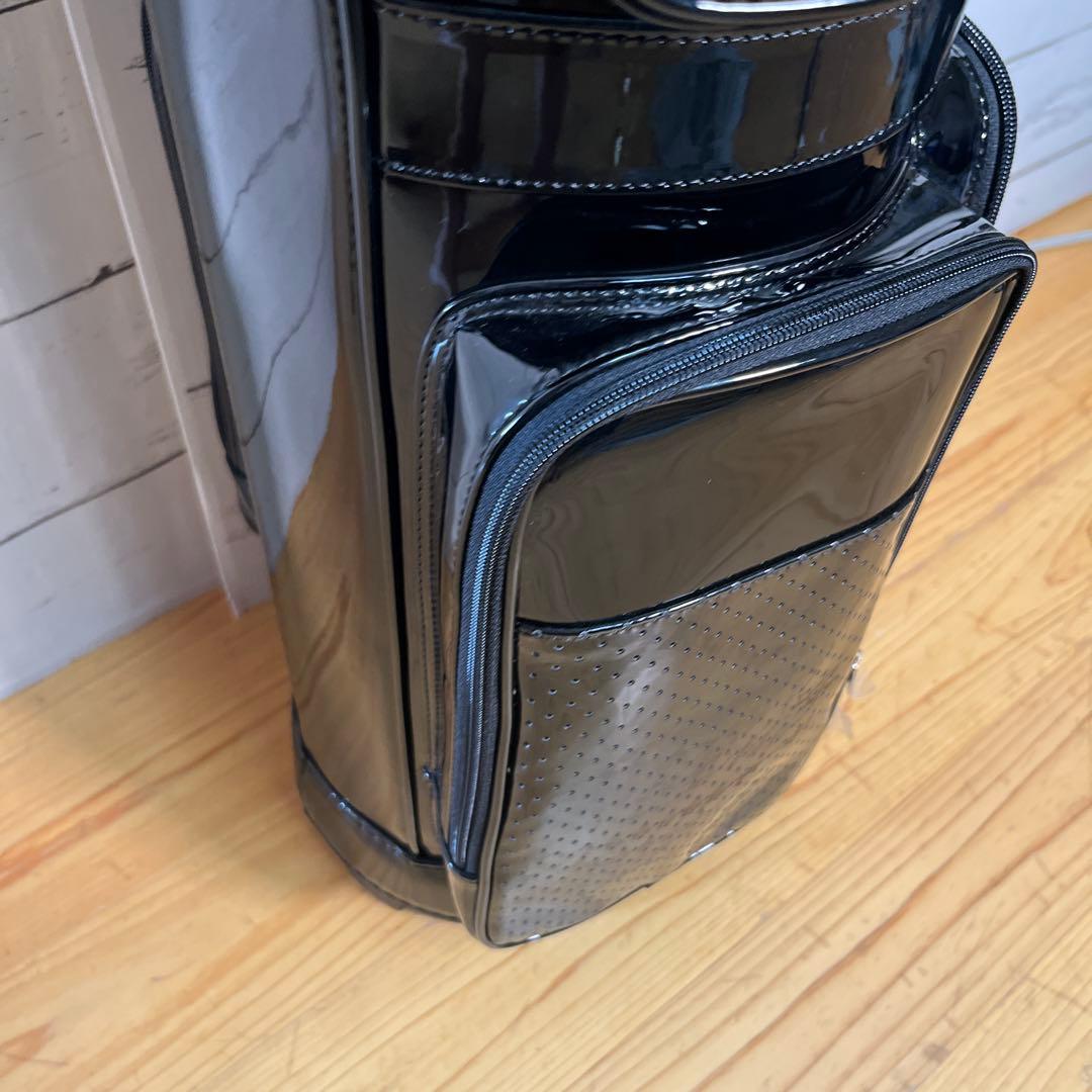 【美品】本間ゴルフ　キャディバッグ　ブラック　スケルトン　8型