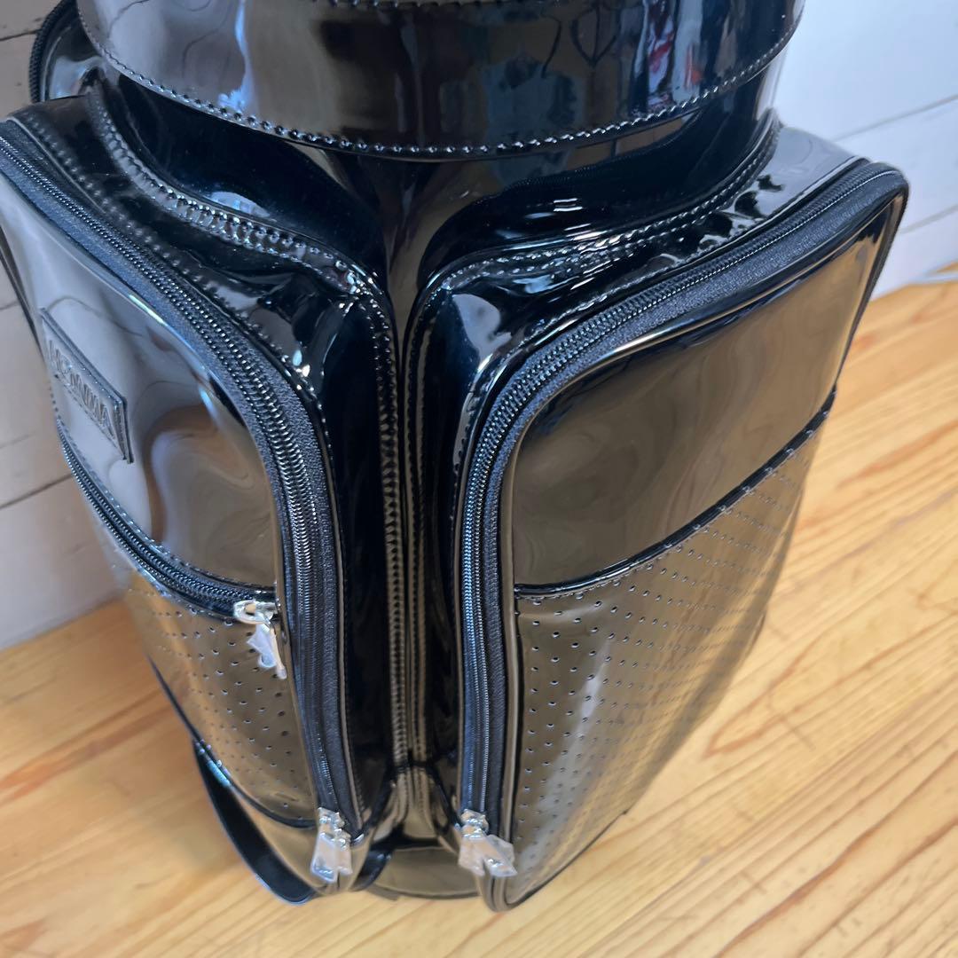 【美品】本間ゴルフ　キャディバッグ　ブラック　スケルトン　8型