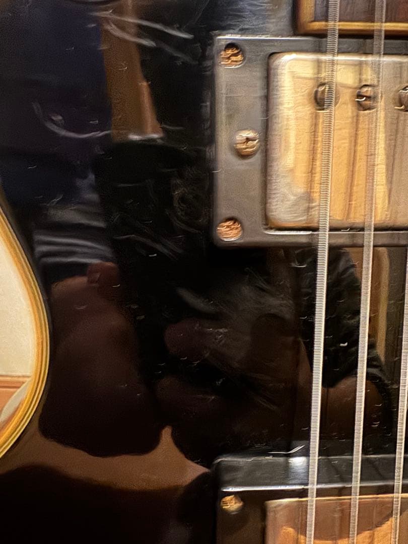 レスポール　カスタム　エレキギター ブラック 音出し確認済み samick