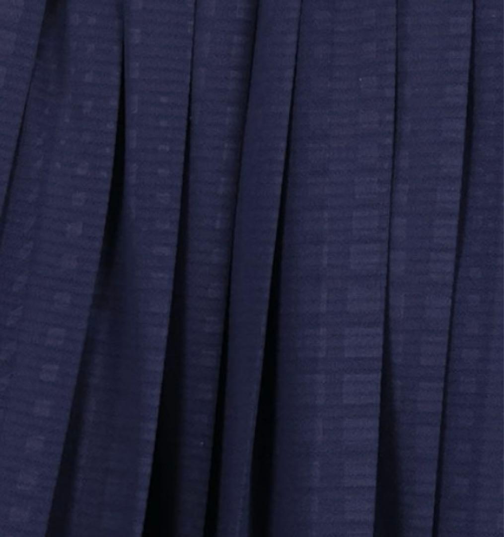 No.609 FILA 今期秋冬最新☆*。エンボスプリーツスコート☆NAVY☆