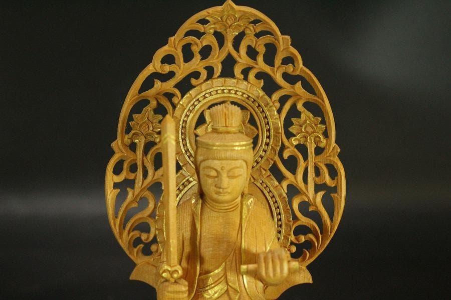 仏教美術 大日如来像 普賢菩薩 文殊菩薩 三体(ZE475)