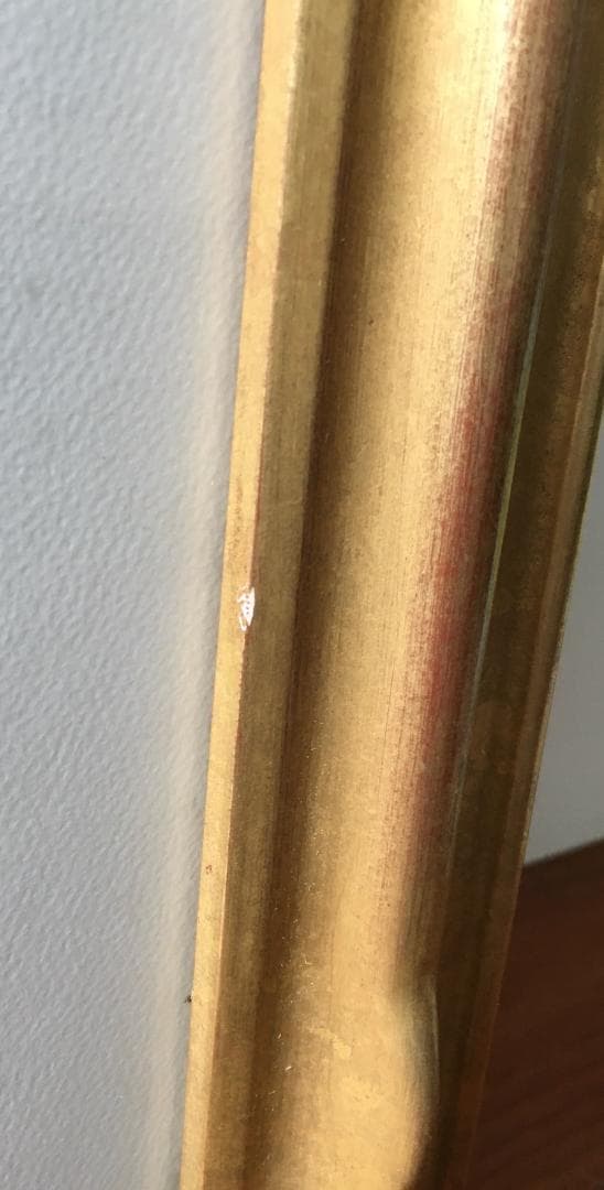 赤石文雄　パステル画「ものおもい」　M10号位　状態良好