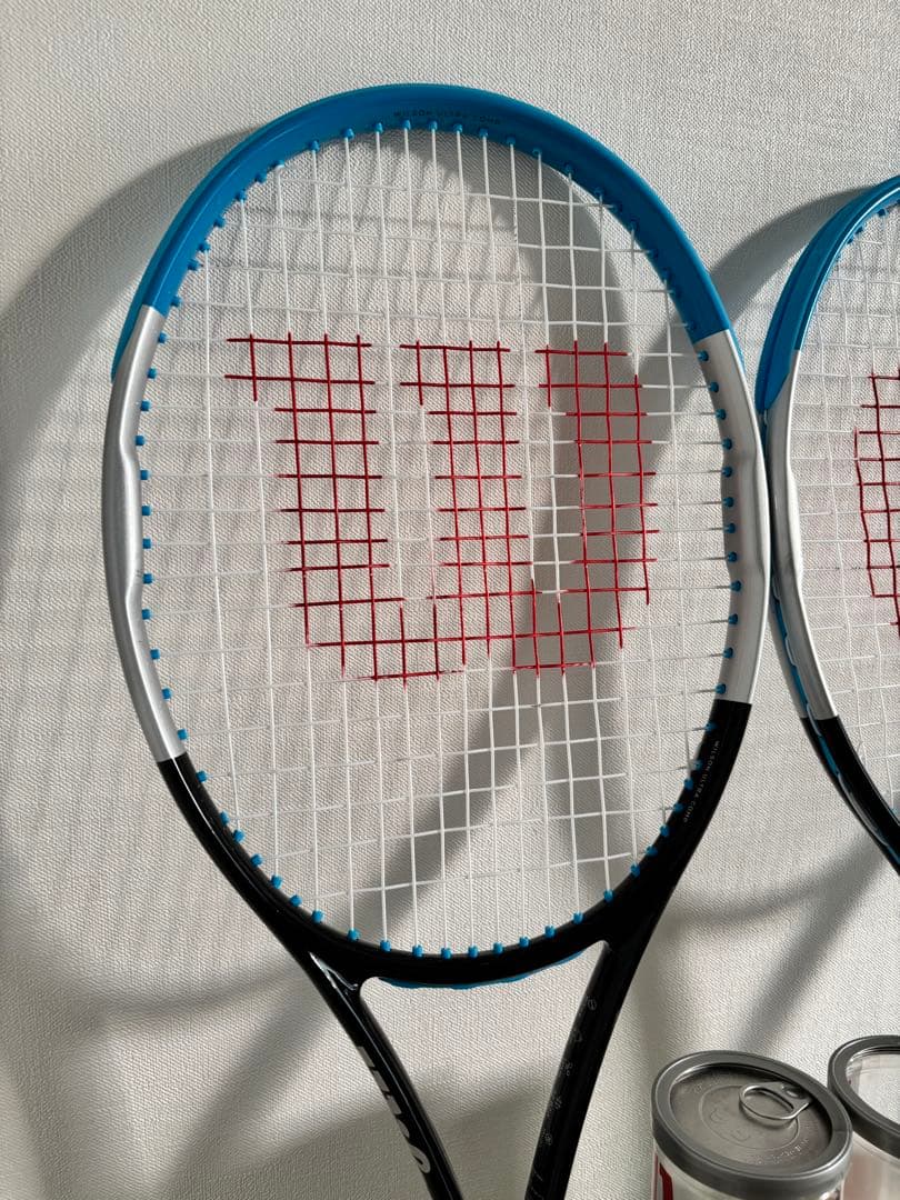 Wilson ウィルソン　テニスラケット2本セット　テニスボール7個　超美品