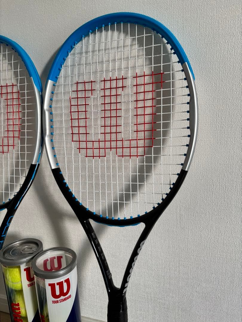 Wilson ウィルソン　テニスラケット2本セット　テニスボール7個　超美品