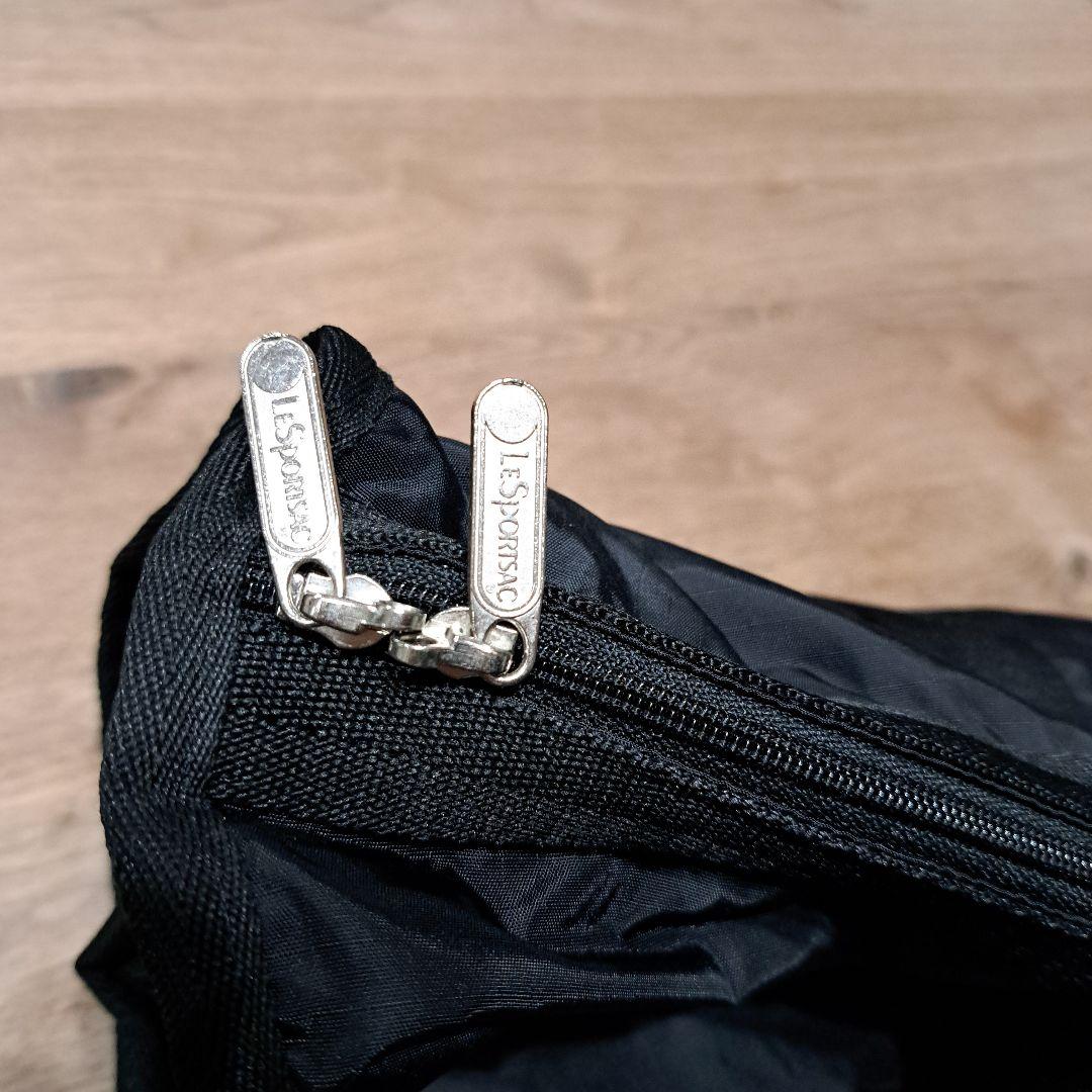 美品　レスポートサック　ボストンバッグ　黒　大容量　ポーチ付き