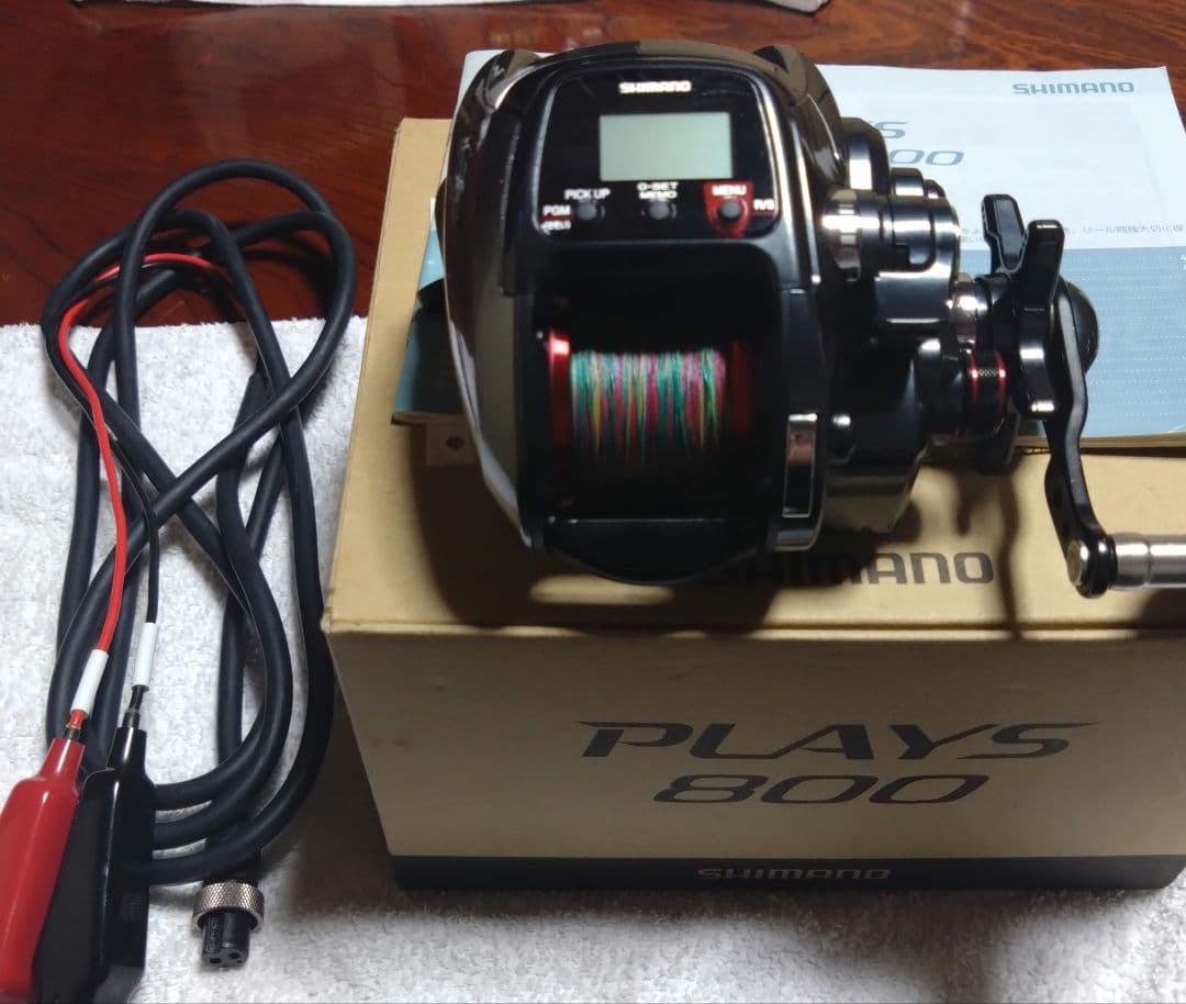 シマノ　17プレイズ 800 電動リール　程度良好　SHIMANO　03705