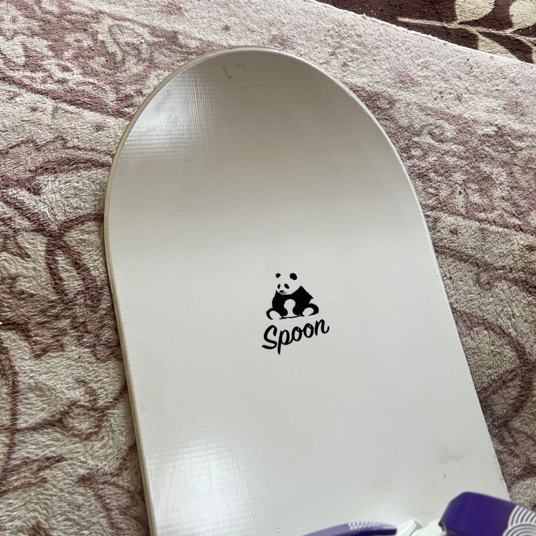 SPOON charm 142cm バイン付 スノーボードセット レディース子供