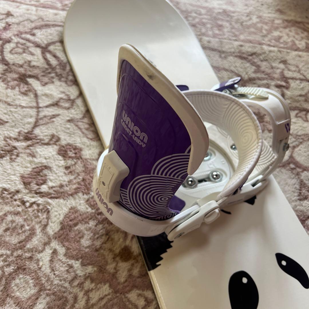 SPOON charm 142cm バイン付 スノーボードセット レディース子供