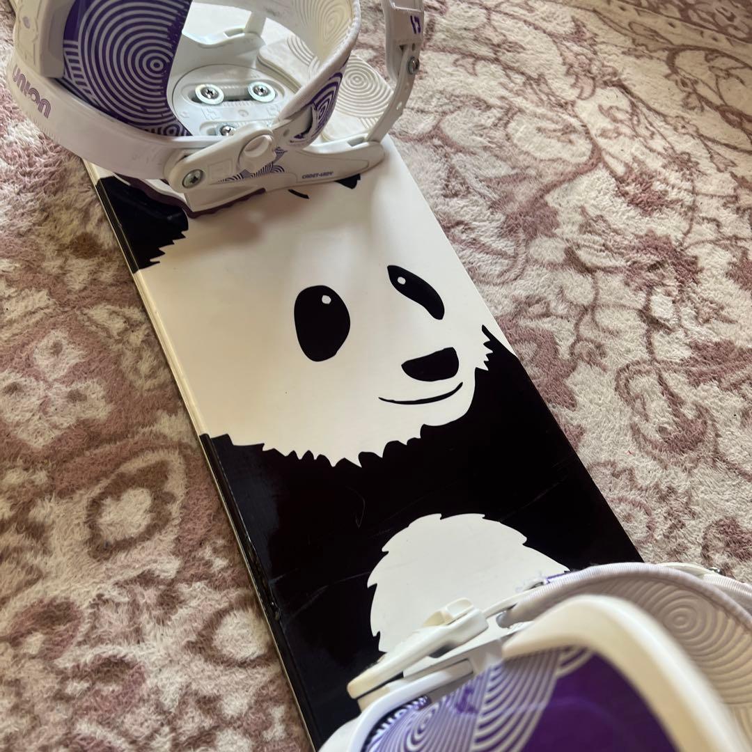 SPOON charm 142cm バイン付 スノーボードセット レディース子供