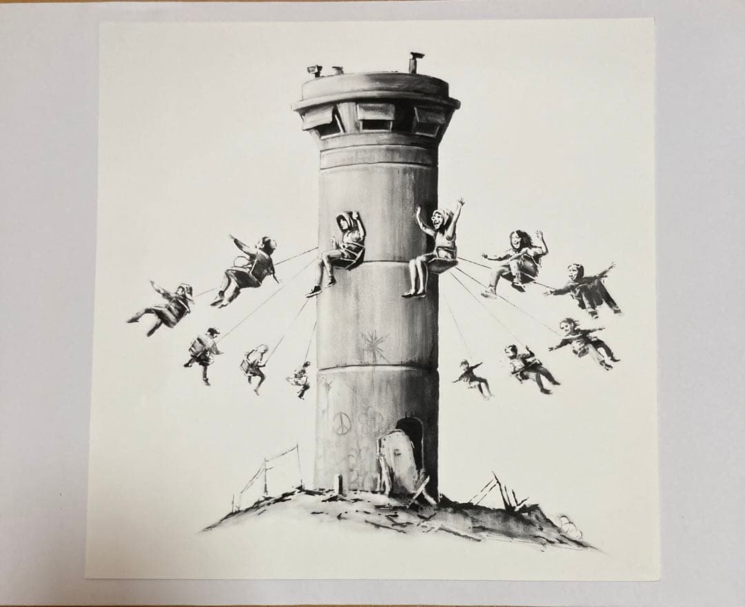 バンクシー THE WALLED OFF HOTEL 販売証明レシート付